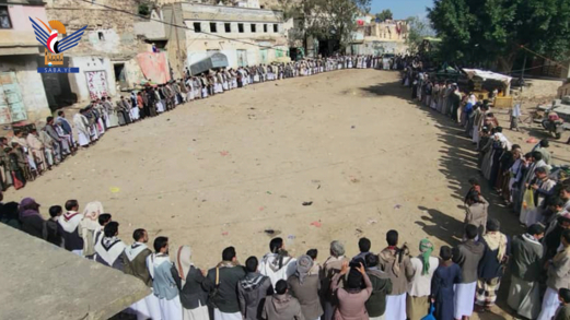 وقفة قبلية مسلحة في جمعة بن فاضل بصعدة إسنادًا لمحور الجهاد والمقاومة