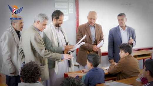 تدشين الاختبارات الموحدة للصفوف السابع والثامن والنقل الأساسية والثانوية بإب