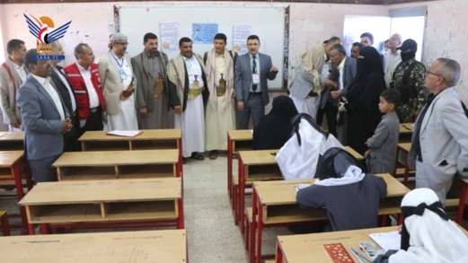 نائب وزير التربية والتعليم يتفّقد اختبارات الثانوية العامة بذمار