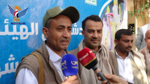 تدشين توزيع السلة الغذائية الرمضانية لأسر الشهداء والمفقودين في حجة