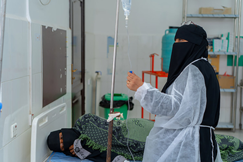 وزارة الصحة.. جهود حثيثة في تشخيص حالات الإسهالات المائية الحادة "الكوليرا" ومعالجتها وزارة الصحة.. جهود حثيثة في تشخيص حالات الإسهالات المائية الحادة "الكوليرا" ومعالجتها