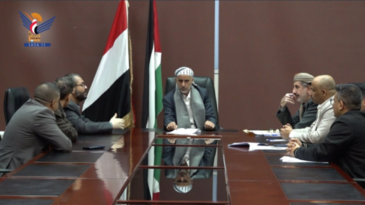 إجتماع برئاسة العلامة مفتاح يناقش آليه تطوير نشاط المركز الوطني لعلاج الحروق والتجميل