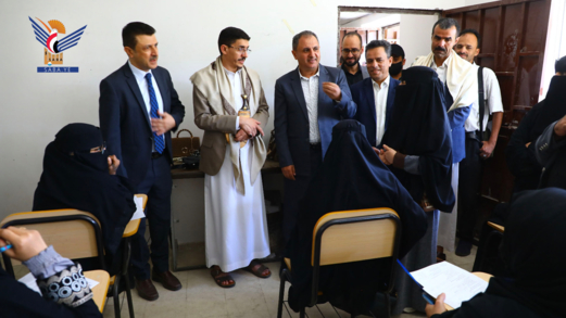 وزير التربية يدشن الاختبارات الوزارية لطلاب المعاهد التقنية والمهنية 