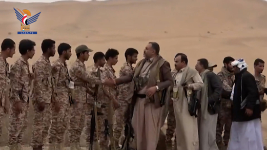 قيادة هيئة الأراضي تزور المرابطين في جبهة العكد بمأرب