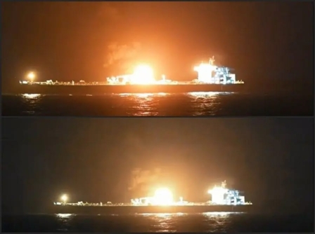 رسالةُ صنعاءَ لواشُنطُن ويافَا بإغْراقِ "لواندَا"