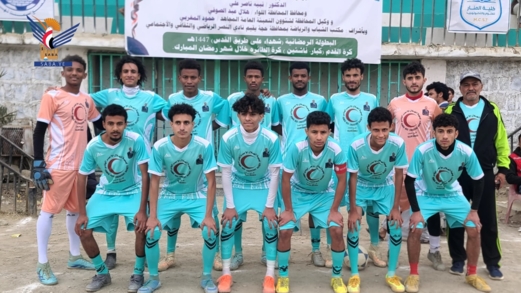 حجة .. فريق الهلال الأحمر يتأهل للدور الثاني لبطولة شهداء على طريق القدس للقدم