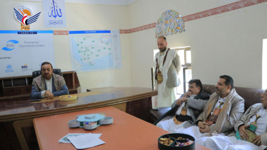 مناقشة أوضاع محطة معالجة الصرف الصحي بمديرية بني الحارث في أمانة العاصمة