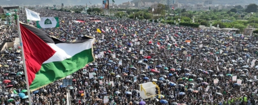 مسيرات اليمن تؤكّد: لن نتراجع عن إسناد غزة مهما كانت التضحيات مسيرات اليمن تؤكّد: لن نتراجع عن إسناد غزة مهما كانت التضحيات