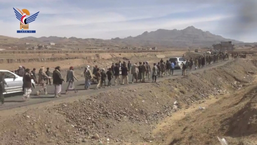 صنعاء .. مسيران راجلان لخريجي دورات "طوفان الأقصى" بمديرية بني حشيش