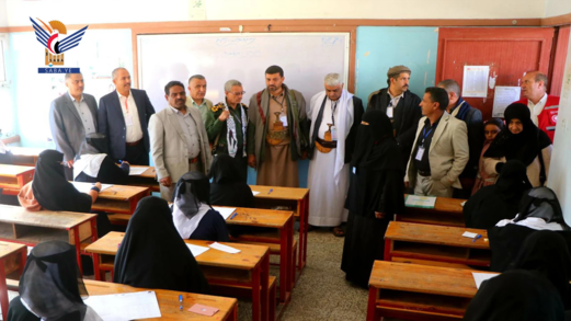 تدشين اختبارات الشهادة الثانوية العامة بمحافظة ذمار