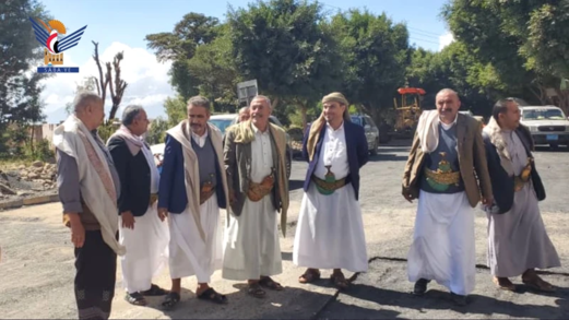 الزيكم يتفقد أعمال ترميم وإعادة تأهيل شوارع مدينة المحويت