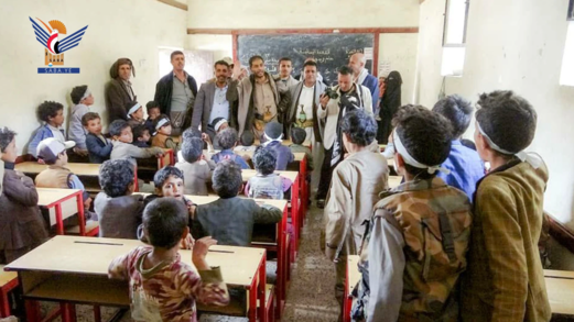 تفقد الدورات والأنشطة الصيفية في يريم بإب