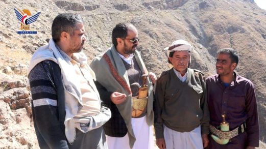 وكيل حجة يتفقد احتياجات وديان كحلان عفار من مشاريع المياه