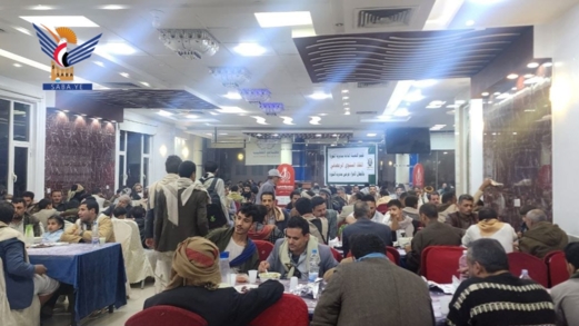 أمانة العاصمة.. التعبئة العامة بمديرية الثورة تقيم مأدبة إفطار للجرحى