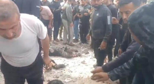 ارتفاع عدد الشهداء إثر قصف صهيوني لسيارة شرطة جنوبي قطاع غزة إلى ثمانية