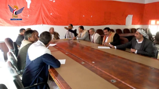 مناقشة مشاريع حصاد مياه الأمطار بمحافظة عمران