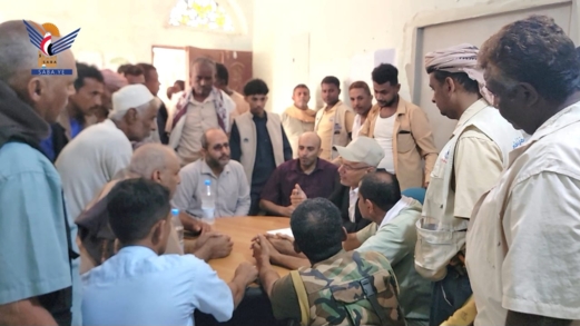 حجة .. الاطلاع على سير العمل في فرع مؤسسة المياه بمديرية عبس