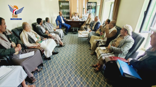 مناقشة مستوى تنفيذ خطة مشاريع 1447ﮪ التنموية بمحافظة صنعاء