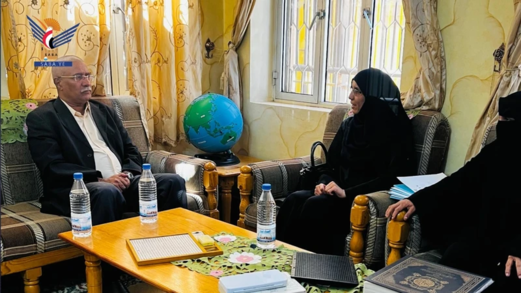 رئيس هيئة حقوق الإنسان يطلع على أنشطة معهد الشهيد الحلالي للكفيفات