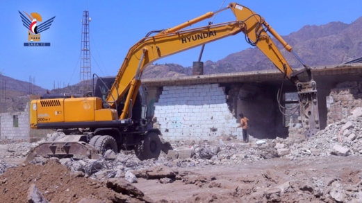 تدشين مشروع إعادة بناء مدرسة محمد طه ناجي بمديرية صبر الموادم في تعز