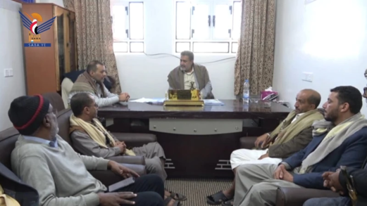 مناقشة مستوى أداء فرع هيئة الأراضي بمحافظة البيضاء