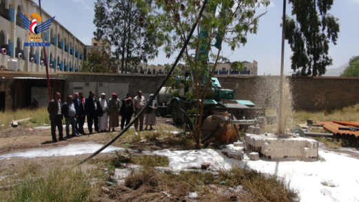 تدشين إعادة تأهيل بئر مياه سعوان بمديرية شعوب في أمانة العاصمة