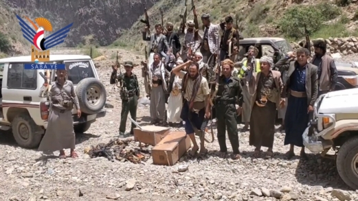 تطبيق قتالي ووقفة لقوات التعبئة في مديرية نهم بمحافظة صنعاء