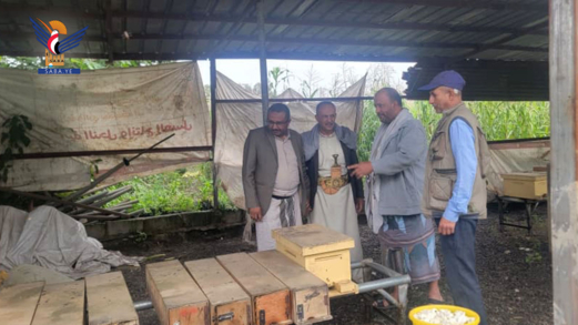 الاطلاع على أنشطة المنحل التكاثري ومراعي النحل في إب