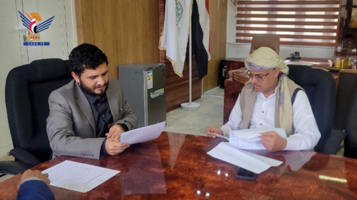 مؤسسة الغزل والنسيج وهيئة مستشفى الجمهوري بحجة توقعان عقد توريد الشاش الطبي