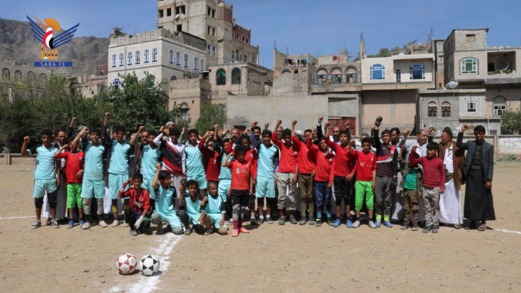 اختتام بطولة كرة القدم لطلاب المدارس الصيفية بمديرية السدة في إب