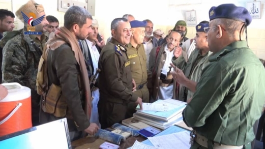 رئيس مصلحة الأحوال المدنية يطلّع على سير العمل بفرع المصلحة بالبيضاء