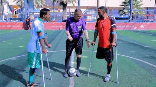 تنظيم البطولة الأولى لكرة القدم لجرحى الحرب على كأس الشهيد الغماري 