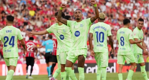 برشلونة يستهل حملة الدفاع عن لقبه بثلاثية في مايوركا برشلونة يستهل حملة الدفاع عن لقبه بثلاثية في مايوركا