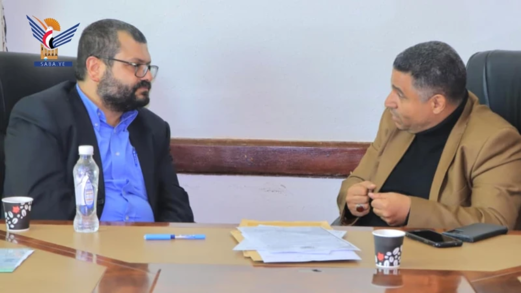 شيبان وبادر يناقشان أوجه التعاون بين وزارتي الصحة والبيئة والكهرباء والمياه