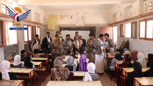 تفقد الدورات الصيفية في مديرية دمت بالضالع