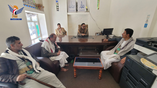 وكيل محافظة حجة يطلع على سير العمل في مكتبي هيئة النقل والنفط وكيل محافظة حجة يطلع على سير العمل في مكتبي هيئة النقل والنفط