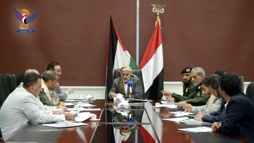 مفتاح يناقش آلية تطوير أداء مصلحة الدفاع المدني وتعزيز جاهزيتها
