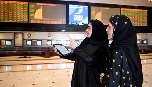 انخفاض مؤشر بورصة مسقط 0.66 %