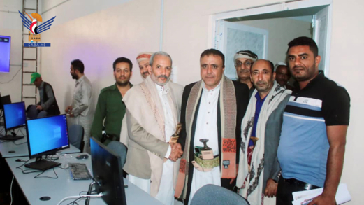 تفقد مشروع الربط الشبكي بين ديوان محافظة الضالع ووزارة الإدارة والتنمية المحلية