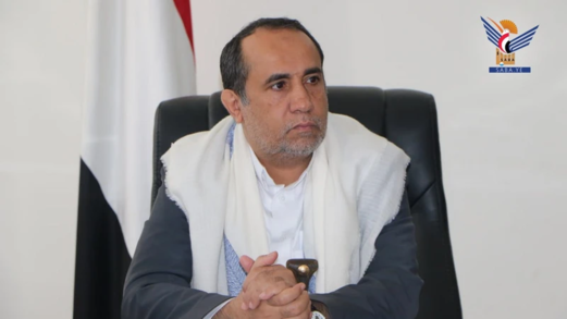 مدير مكتب الرئاسة يهنئ قائد الثورة والرئيس المشاط بالعيد الحادي عشر لثورة 21 سبتمبر