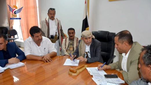 مناقشة آلية تنفيذ المراجعة المالية والفنية لمستوى تنفيذ مشاريع السلطة المحلية بإب