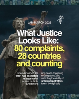 هند رجب: توسيع الجهود القانونية في 28 دولة ومتابعة 80 شكوى دولية