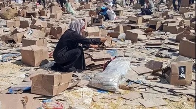 استشهاد ثلاثة وجرح اخرين من منتظري المساعدات وسط وجنوب قطاع غزة