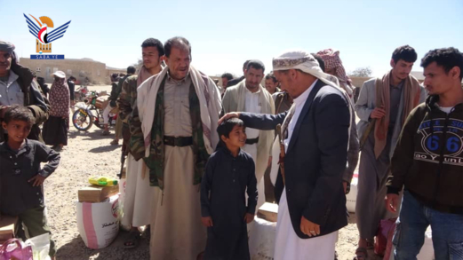 توزيع 1500 سلة غذائية للفقراء بحي الحتارش في بني الحارث بأمانة العاصمة