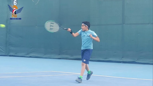 منافسات قوية في البطولة المفتوحة لفئات التنس بصنعاء