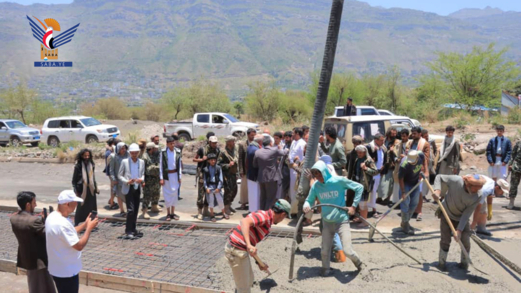 محافظ إب يتفقد سير تنفيذ مشروع طريق "شارع الثلاثين - السحول"