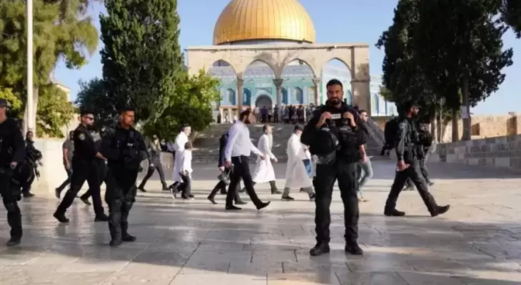 187 مستوطنا يقتحمون المسجد الأقصى