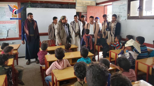 تفقد الدورات الصيفية في شرس وافلح الشام بمحافظة حجة