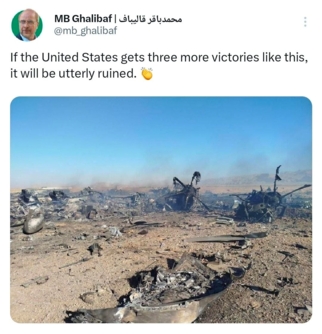 قاليباف يسخر من أوهام ترامب بالنصر في إيران