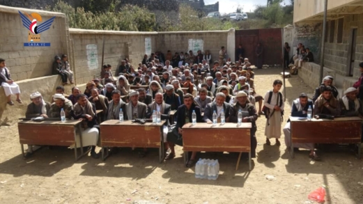 فعالية خطابية في مديرية صعفان بالذكرى السنوية لشهيد القرآن